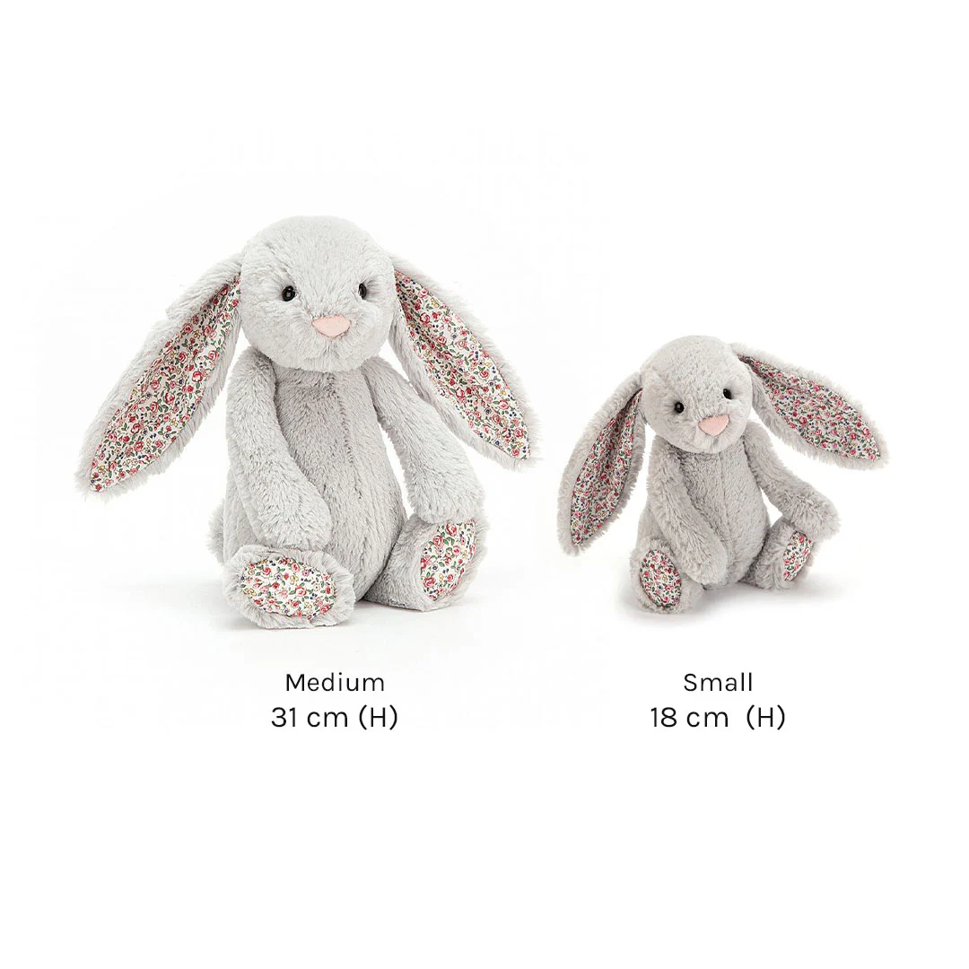 Jellycat Blossom Silver Bunny Plushie - Image 7