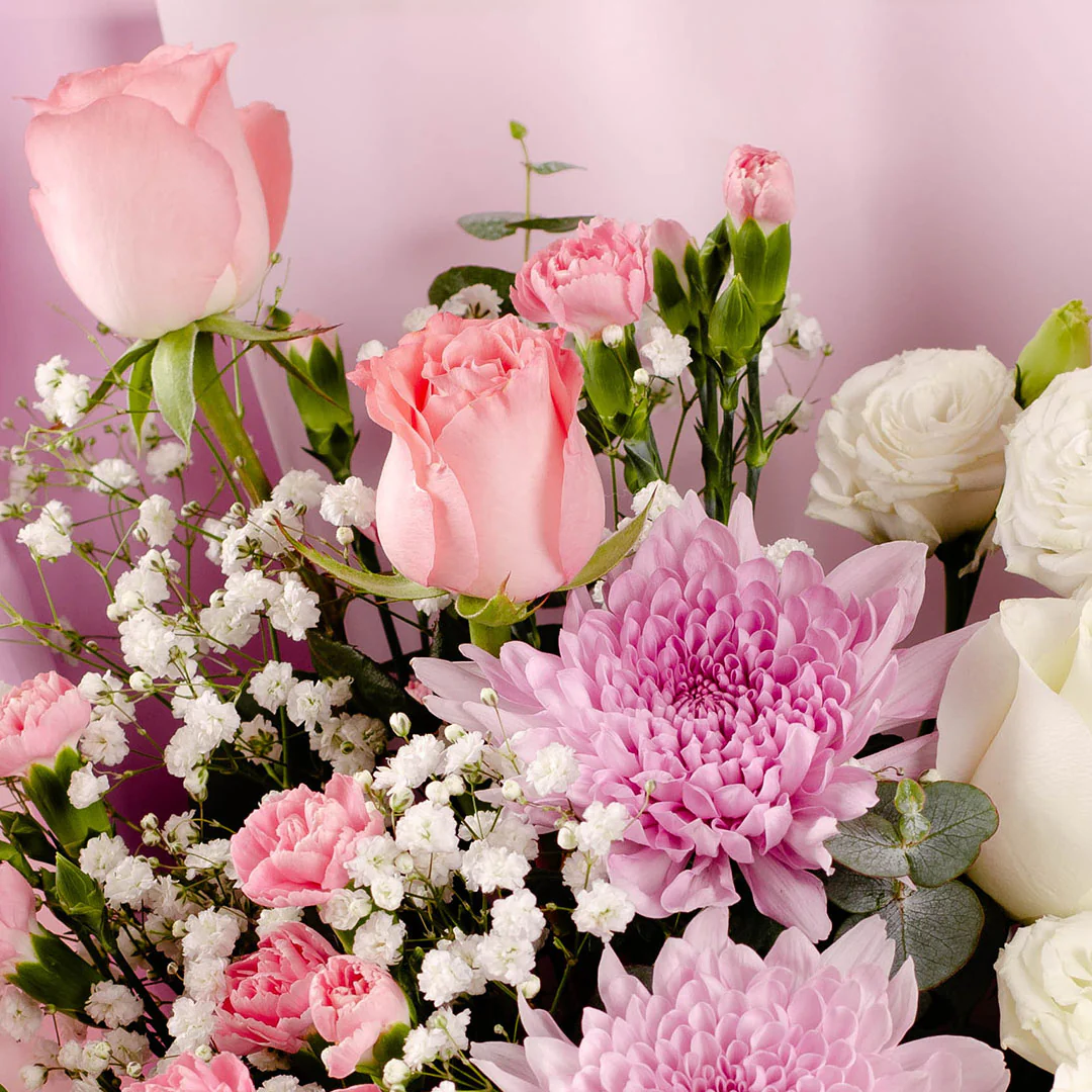 Joanne Lilac Mum Bouquet - Image 3