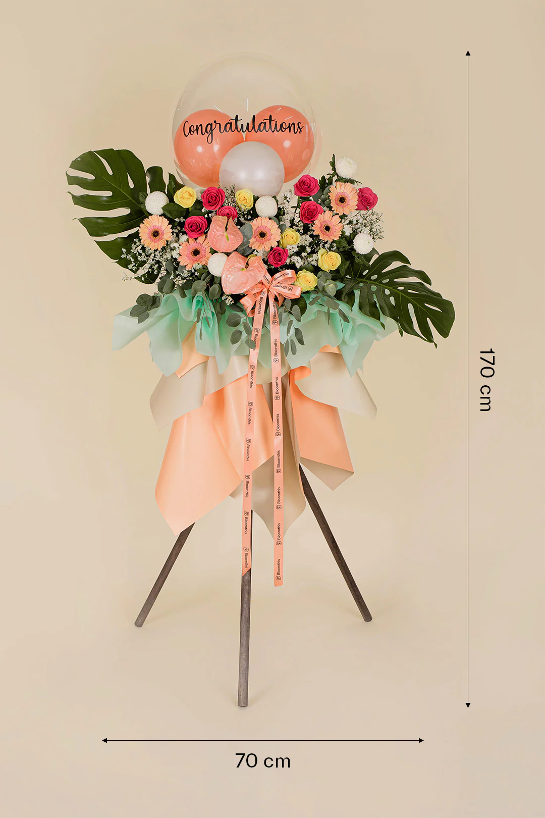 Jubilant Grand Opening Flower Stand - Image 4