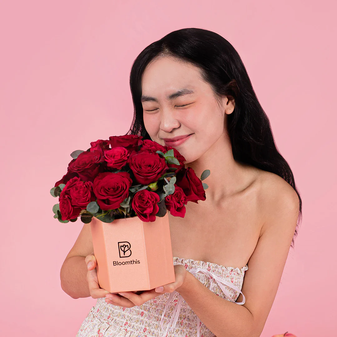 Kate Red Rose Flower Box - Image 4