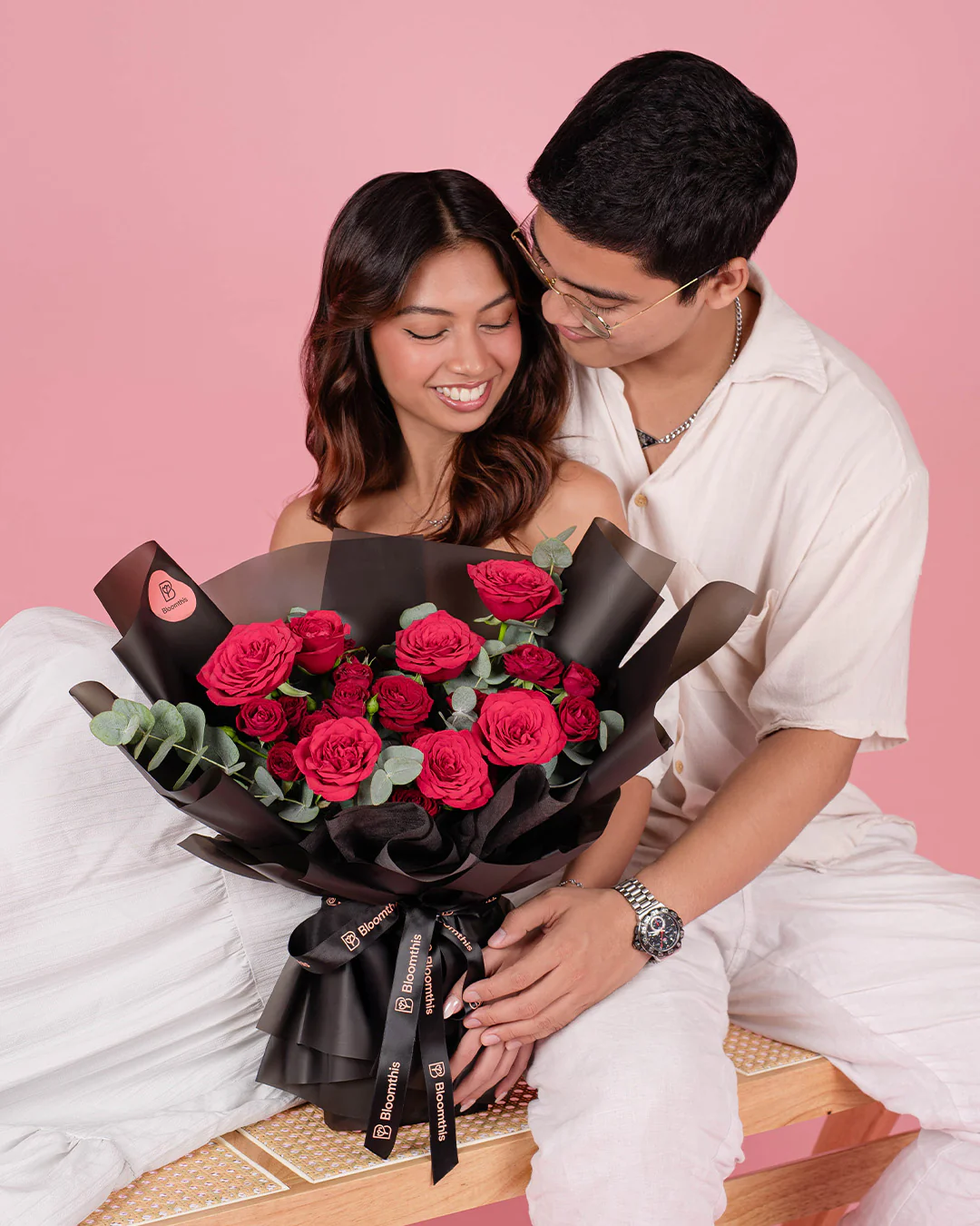 Kate Red Rose Bouquet - Image 7