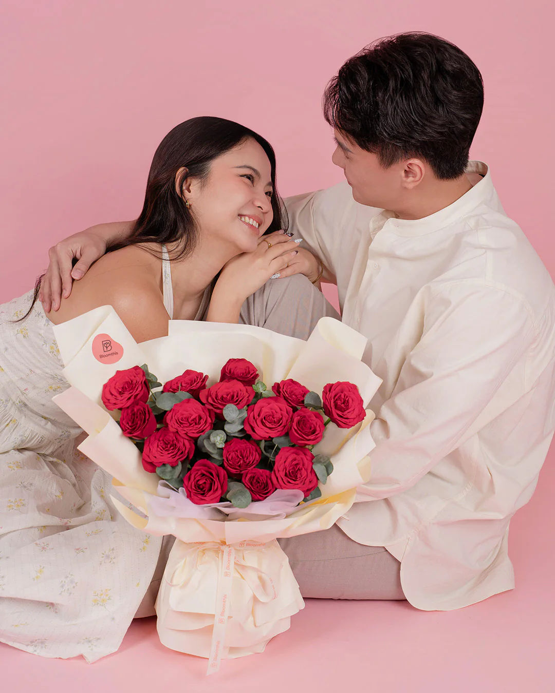 Kathy Red Rose Bouquet - Image 7
