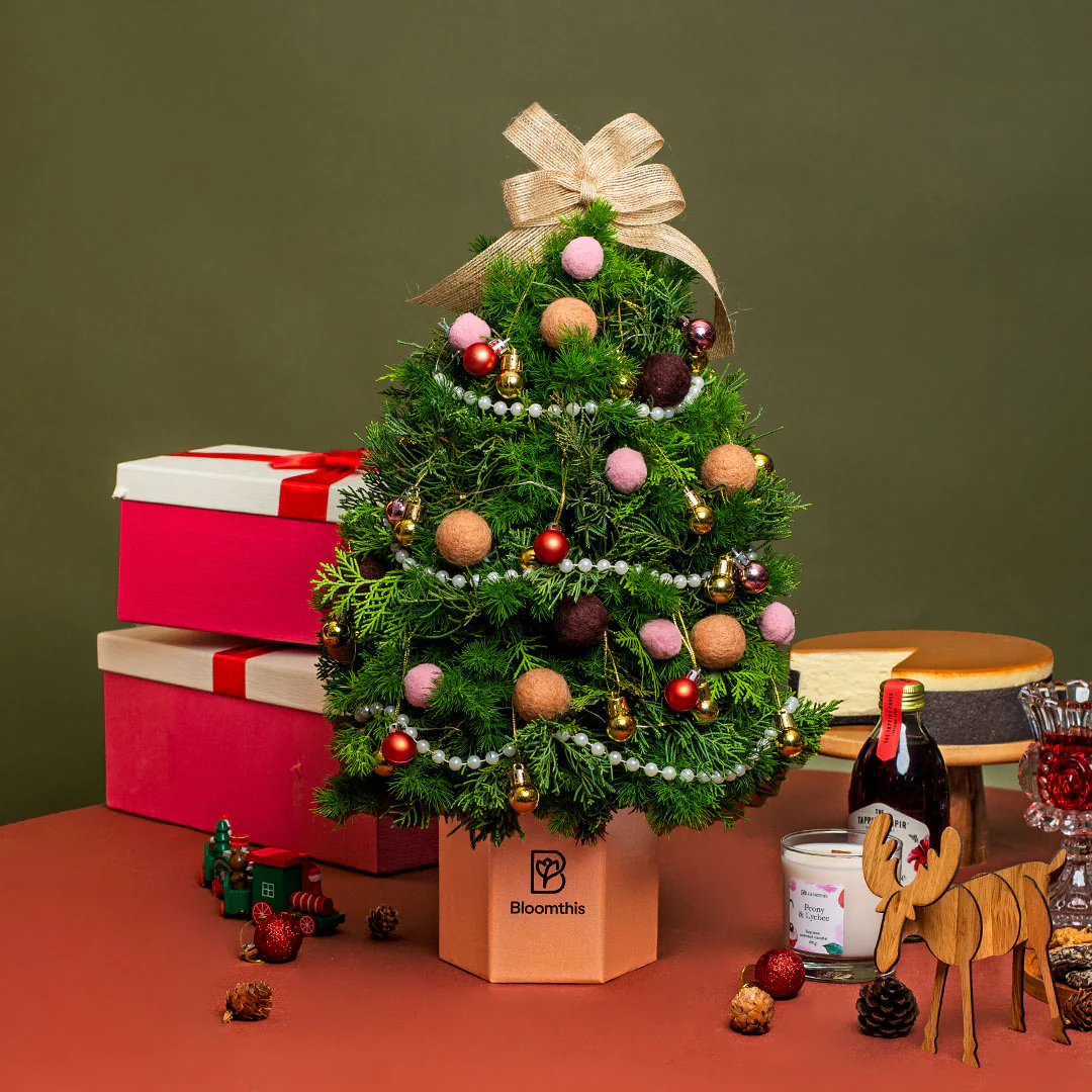 Krissy Starry Night Christmas Tree Flower Box - Image 4