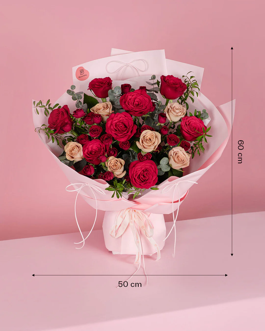 Lauren Red Rose Bouquet - Image 5