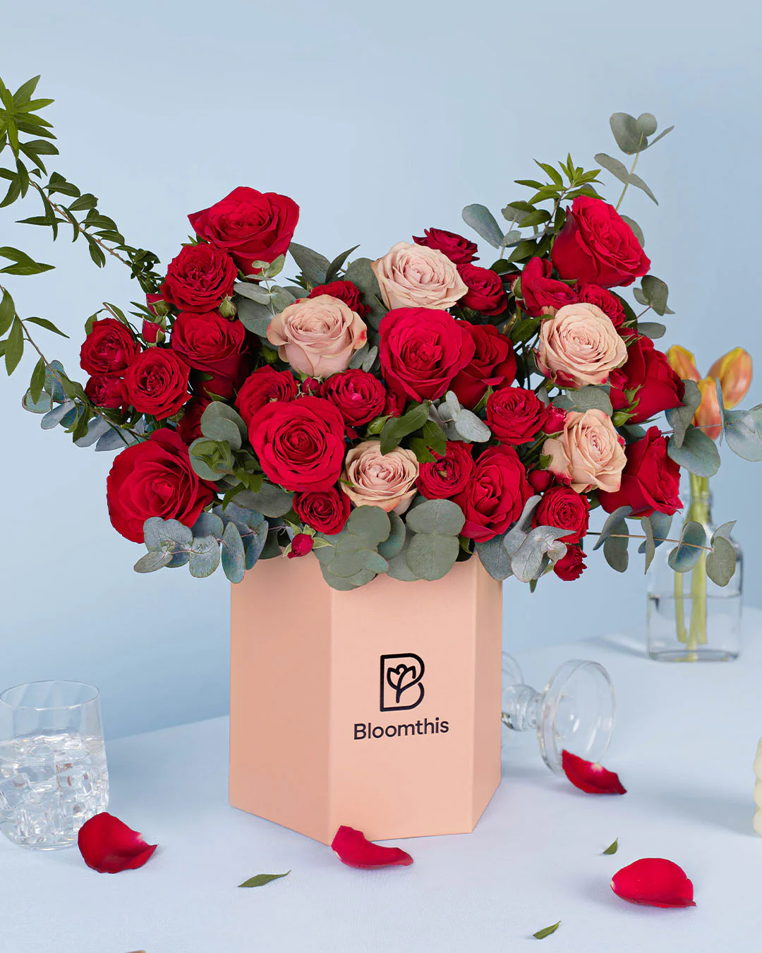 Lauren Red Rose Flower Box - Image 5