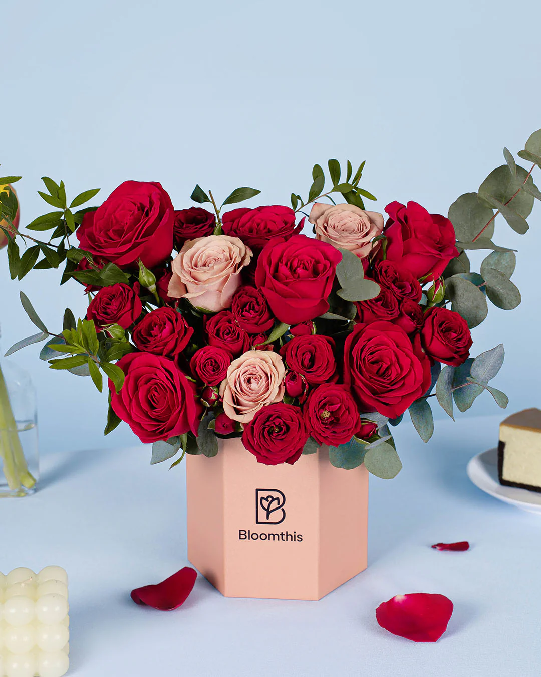 Lauren Red Rose Flower Box - Image 6