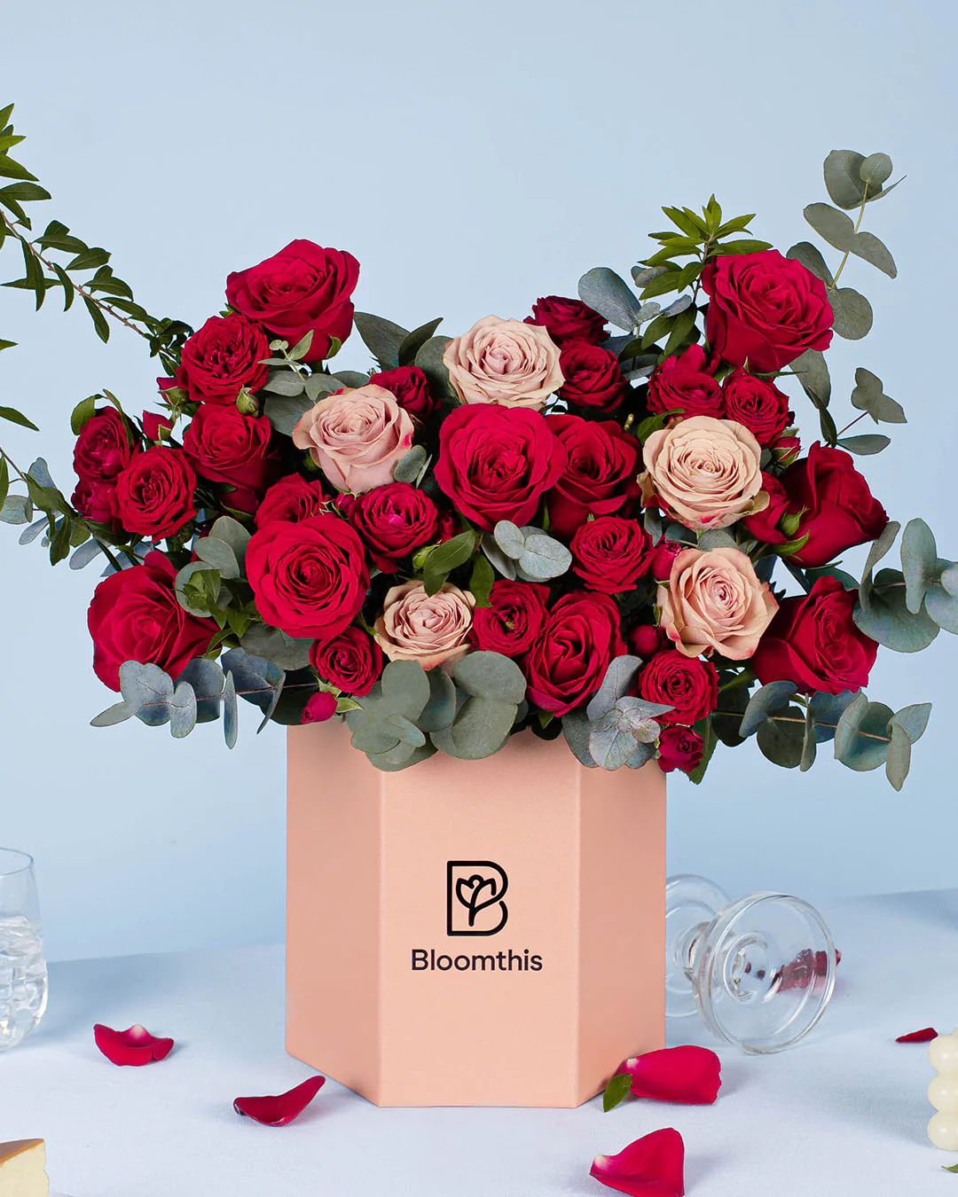 Lauren Red Rose Flower Box - Image 8