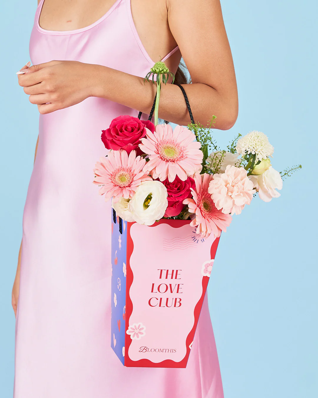 Love Club Imogen Pink Rose Mini BloomBag - Image 3