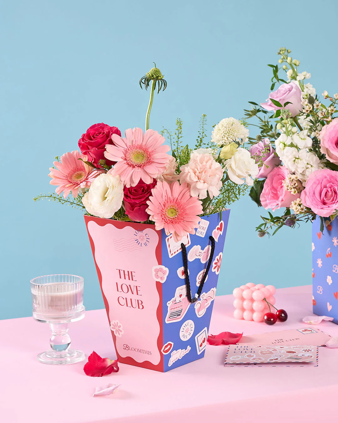 Love Club Imogen Pink Rose Mini BloomBag - Image 6