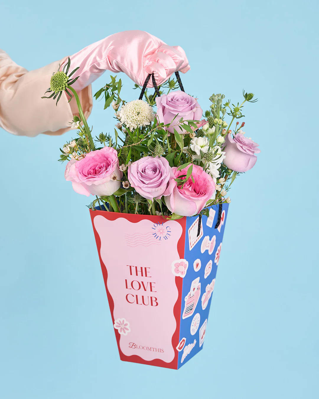 Love Club Laycie Lilac Rose Mini BloomBag
