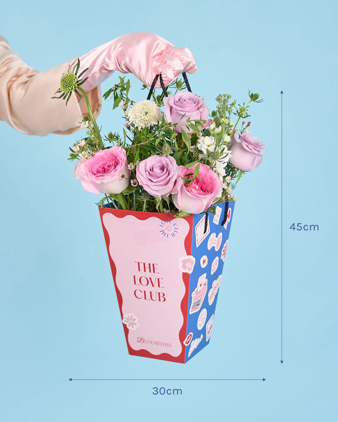 Love Club Laycie Lilac Rose Mini BloomBag - Image 10