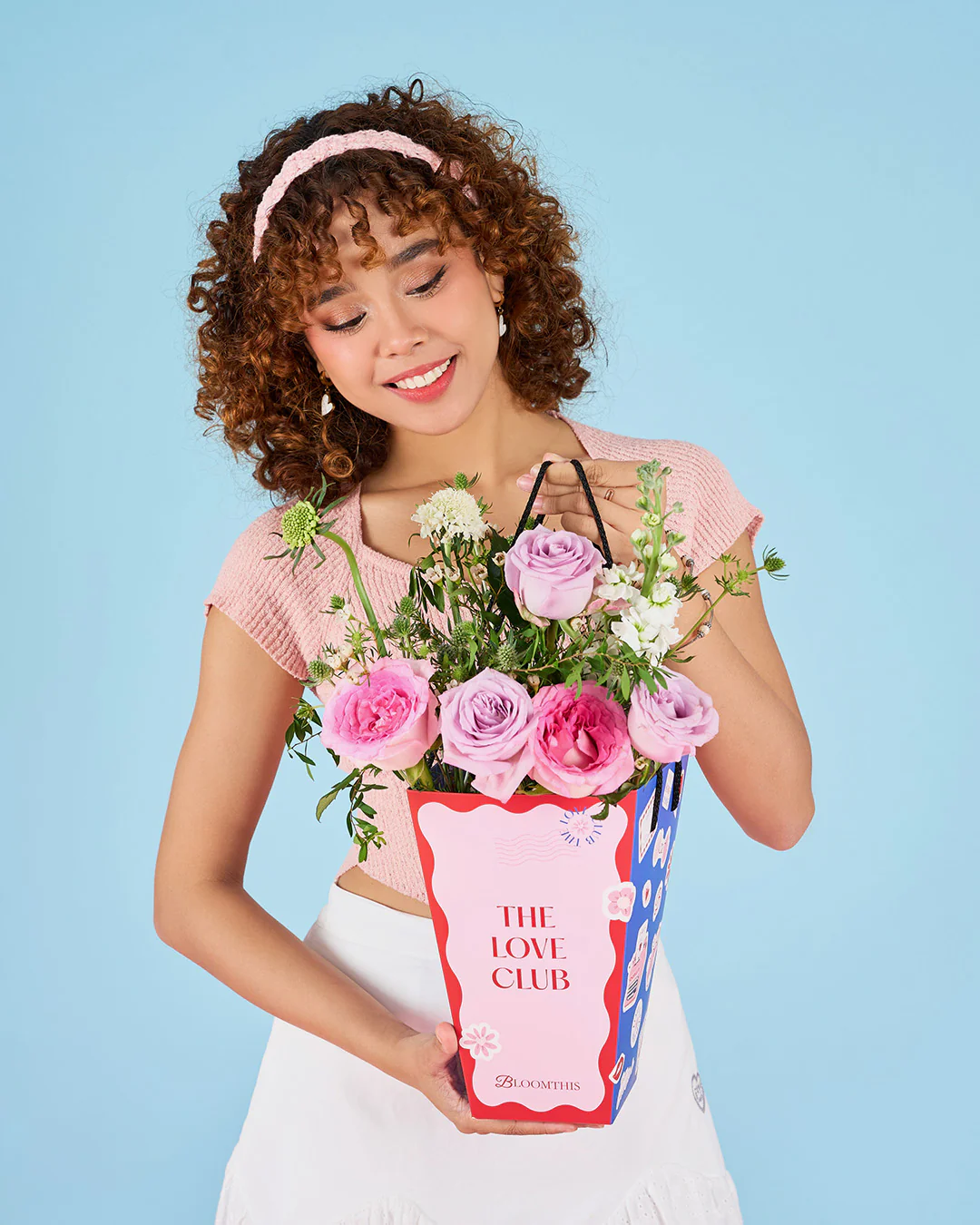 Love Club Laycie Lilac Rose Mini BloomBag - Image 3