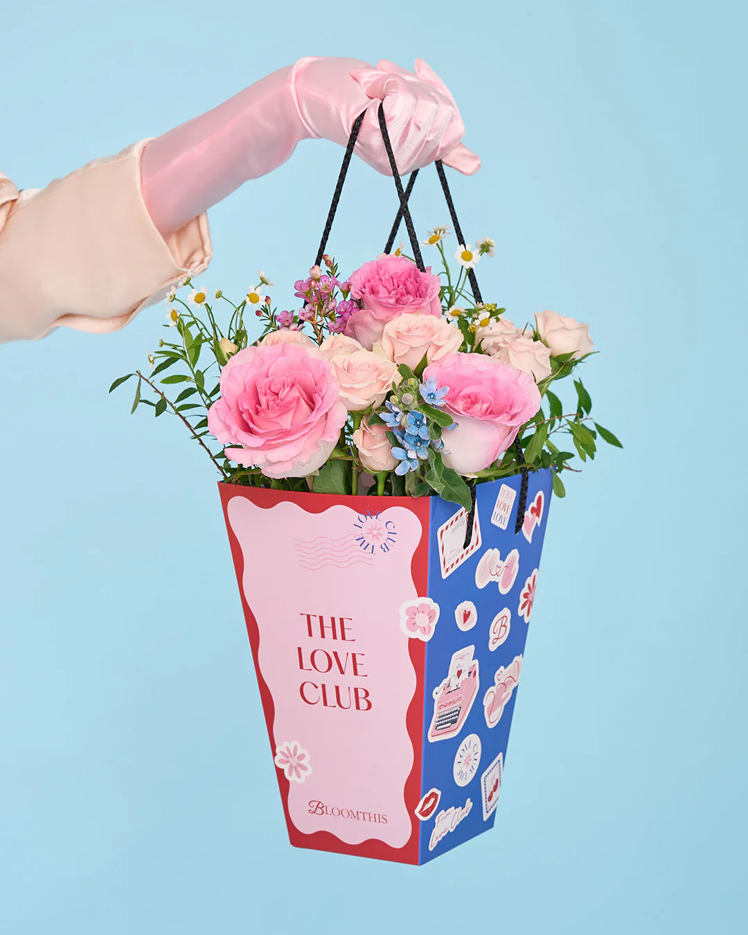 Love Club Lynette Pink Rose Mini BloomBag