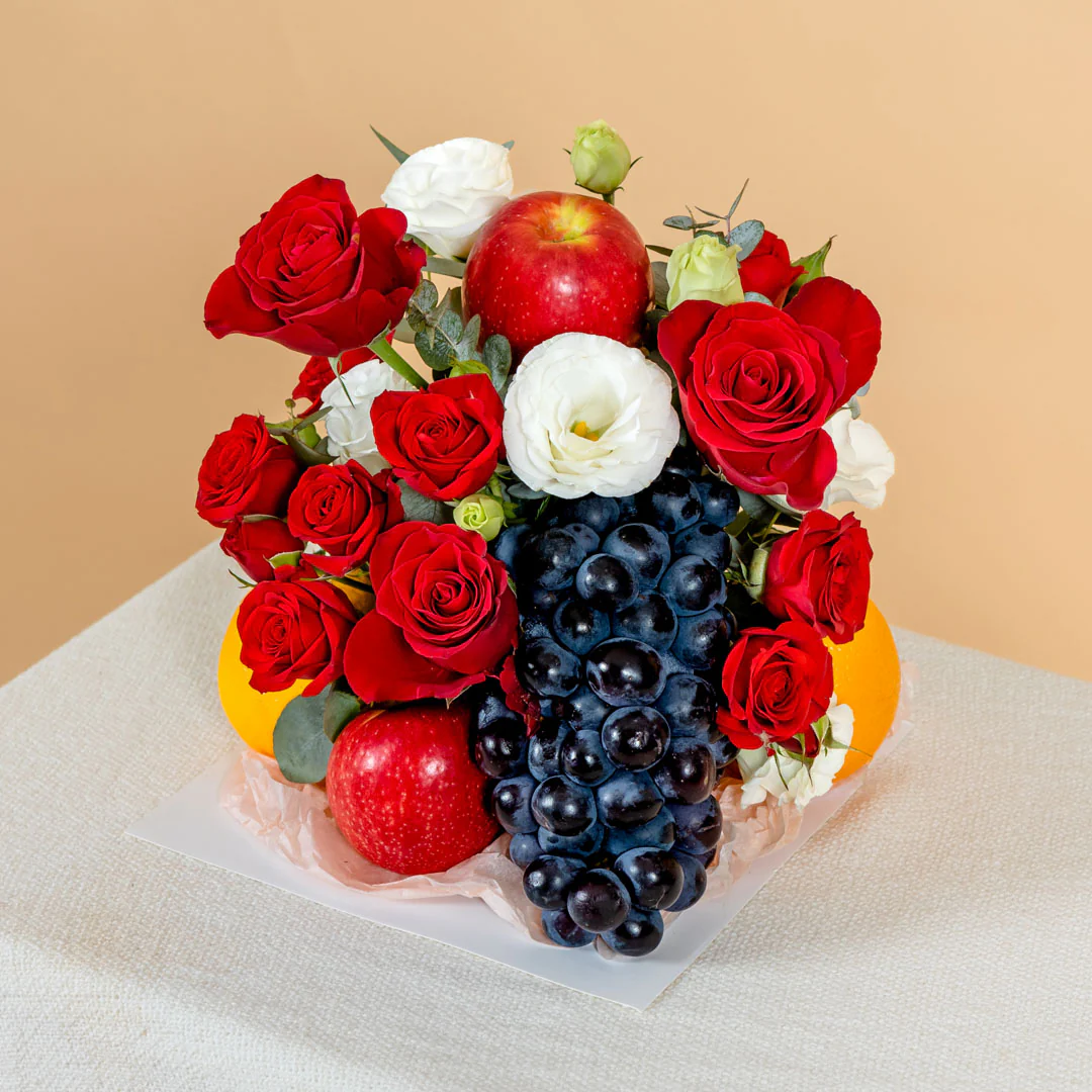 Lucia Flowers & Fruits Gift Box - Image 2