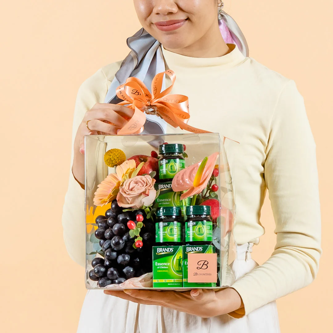 Luisa Get Well Gift Basket with Chicken Essence - Image 3