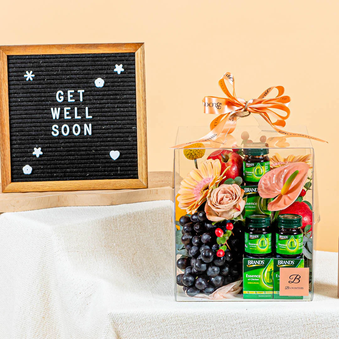 Luisa Get Well Gift Basket with Chicken Essence - Image 4