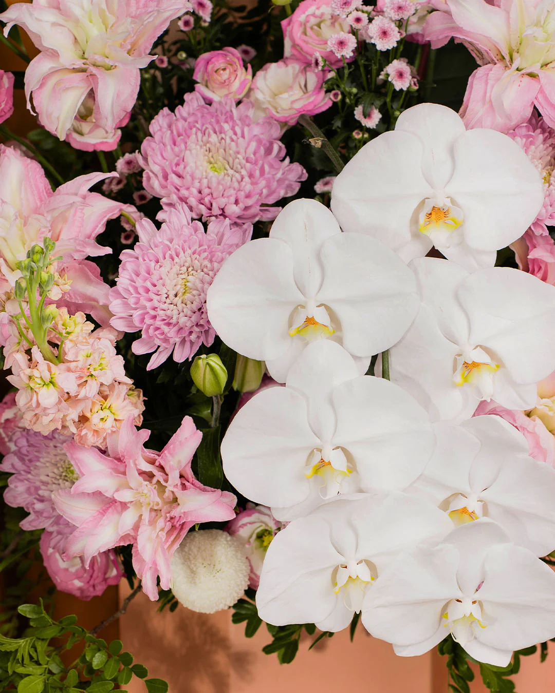 Luxe Ionian White Orchid Flower Box - Image 4