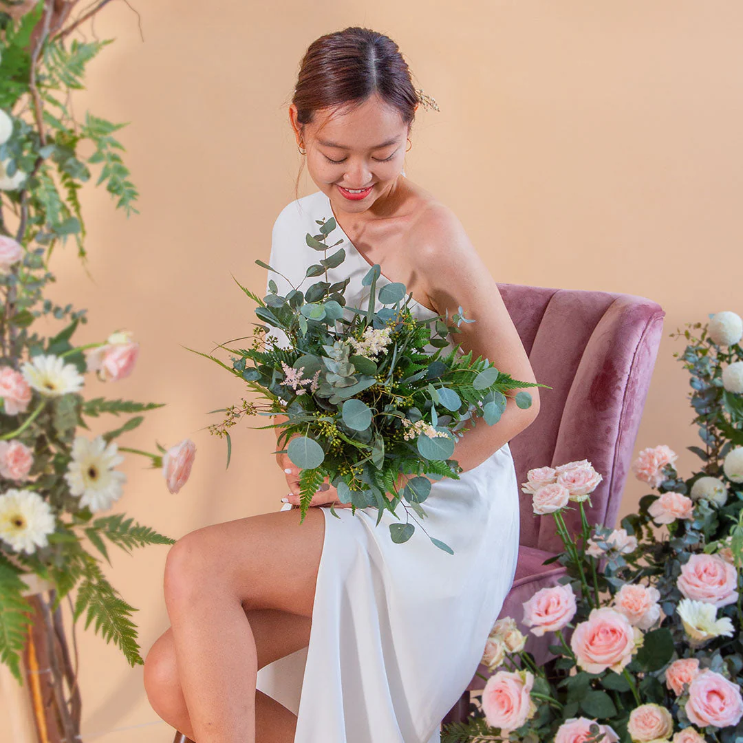 Lydia Eucalyptus Wedding Bouquet - Image 2