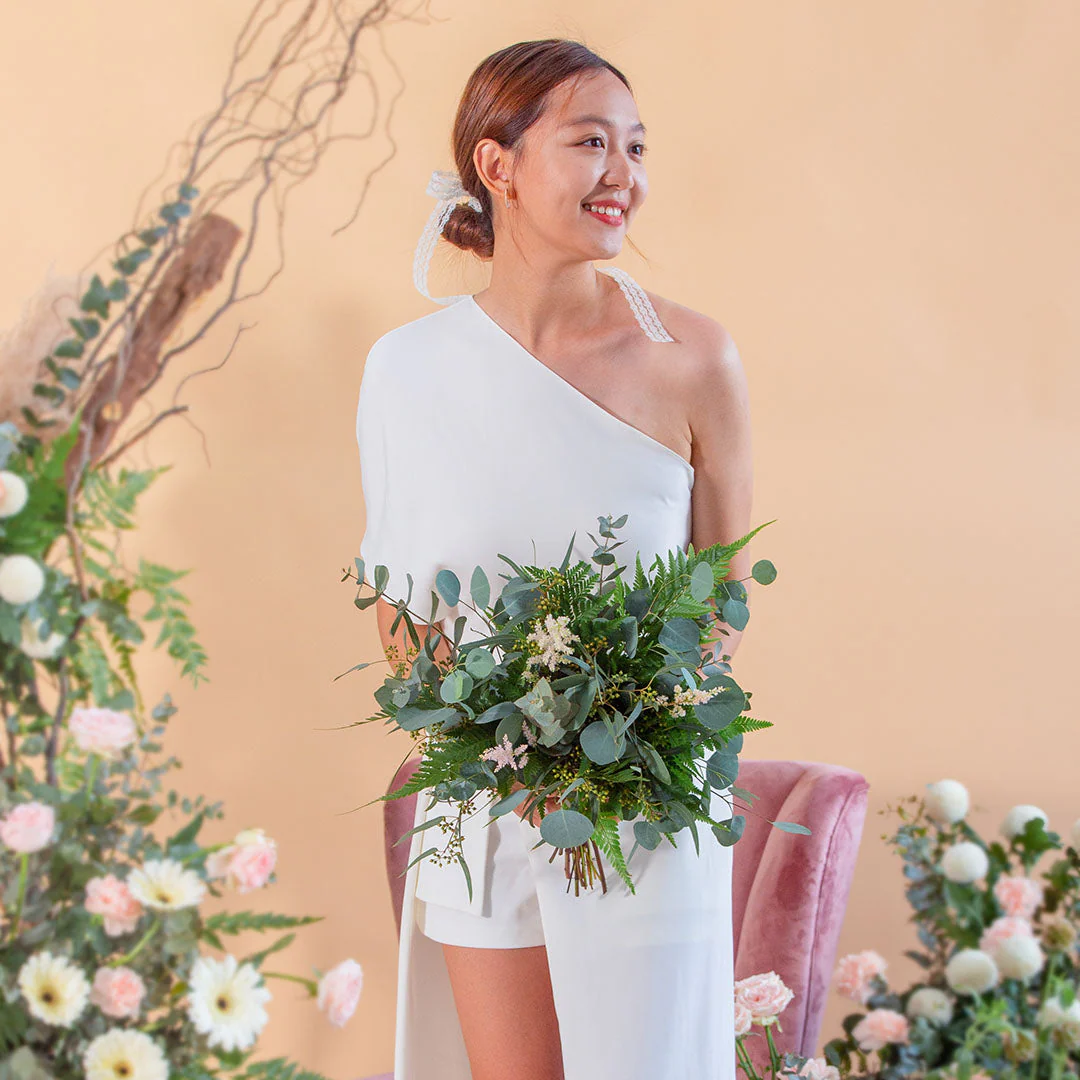 Lydia Eucalyptus Wedding Bouquet - Image 3