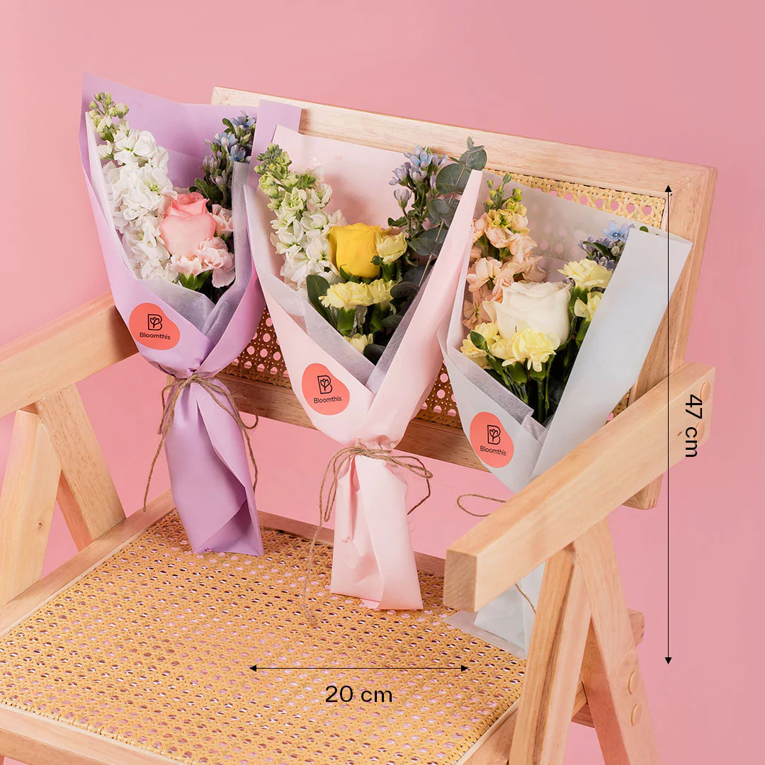 Maia Rose Bouquet Set (3 pcs) - Image 3