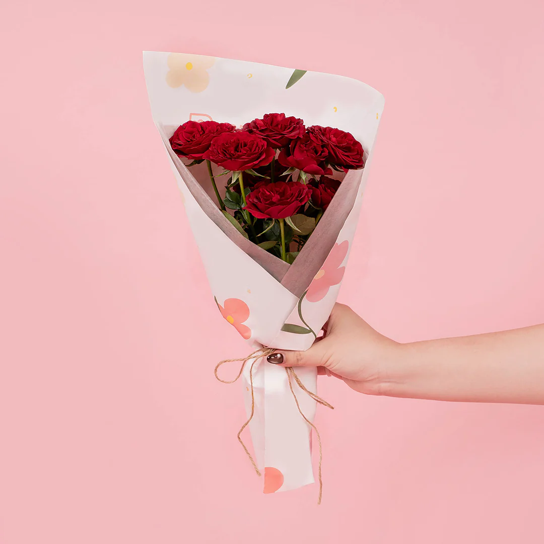 Margot Red Rose Spray Bouquet