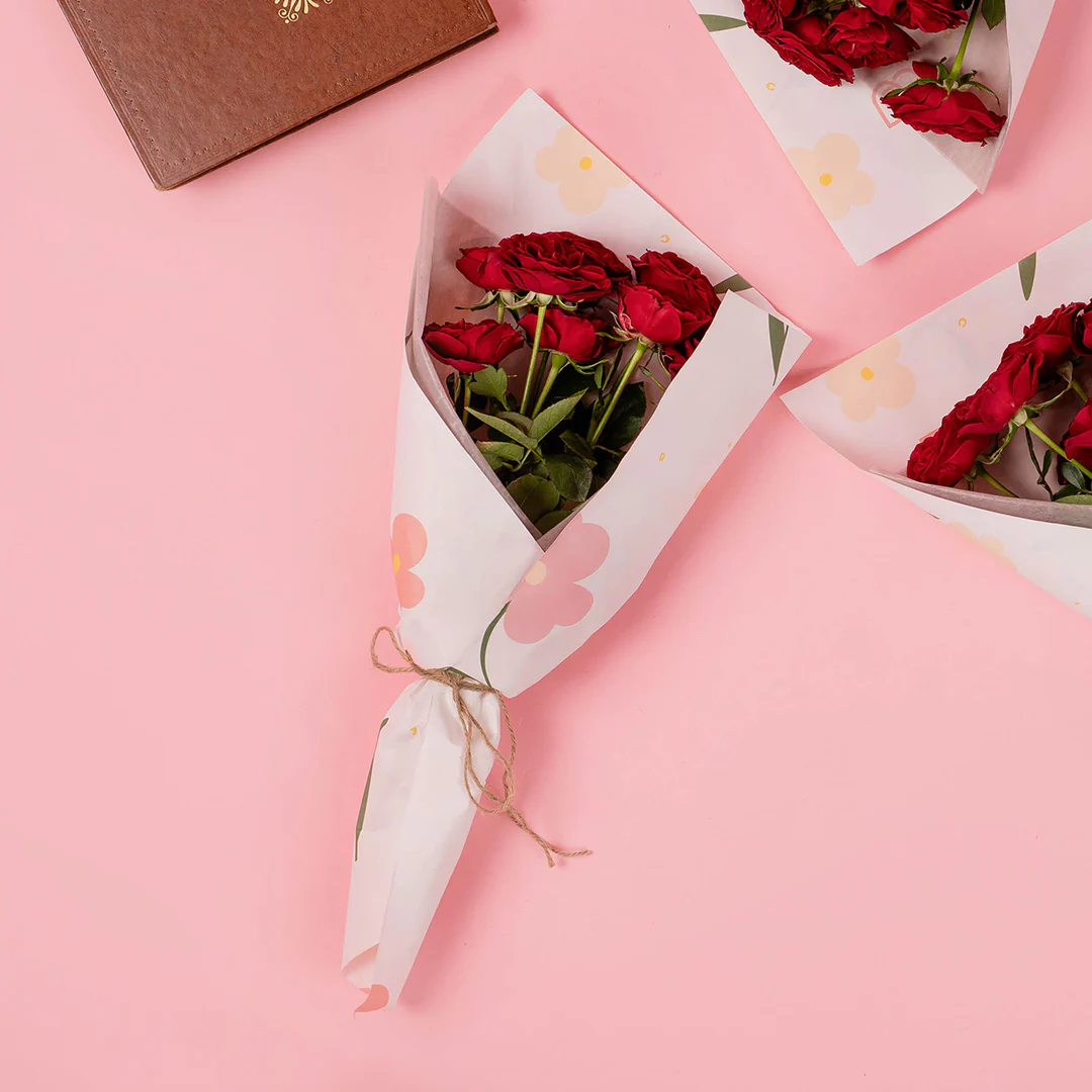 Margot Red Rose Spray Bouquet - Image 3