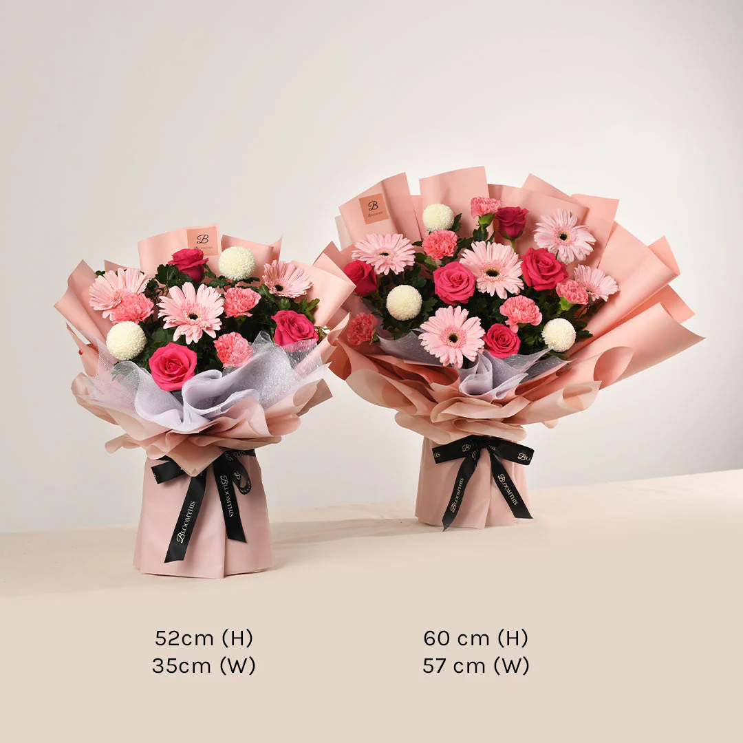 Marilyn Pink Carnation Bouquet (MDV) - Image 9