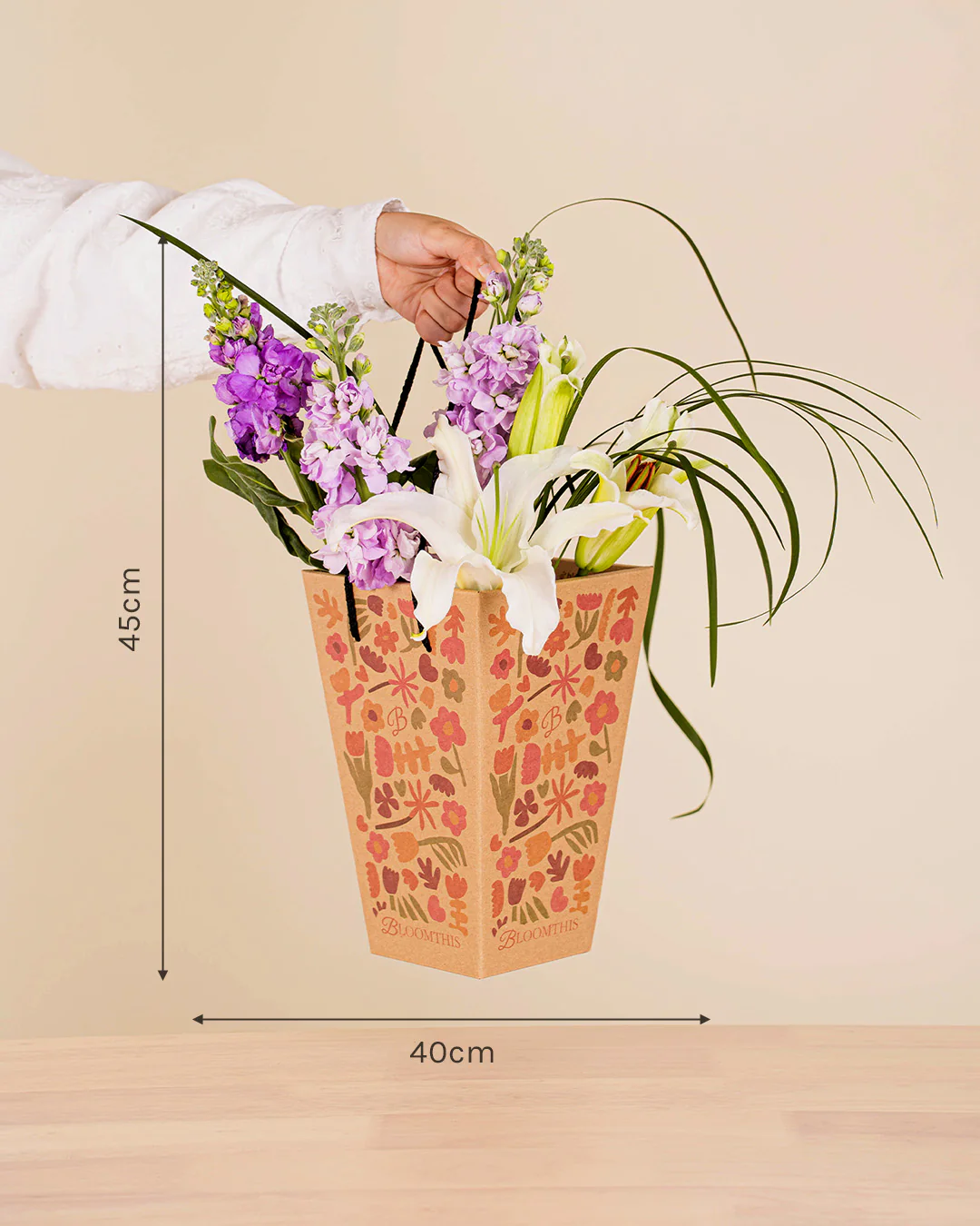 Marissa White Lily Mini Bloombag & re:bloom Vase - Image 6