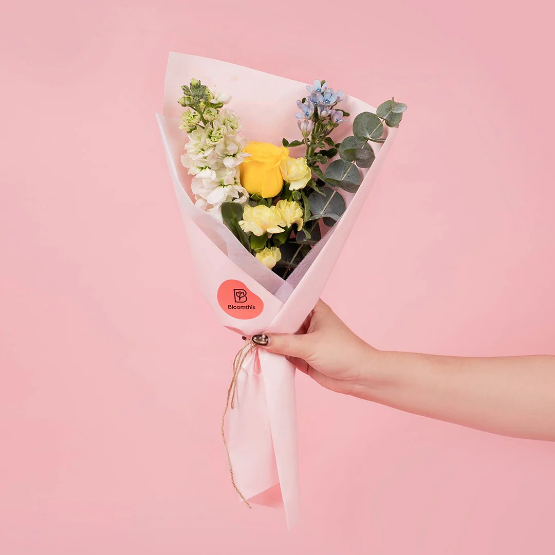 Martha Yellow Rose Bouquet