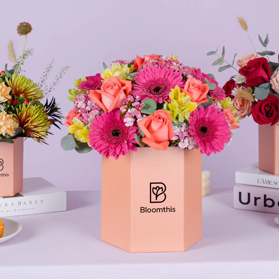 Matilda Gerbera & Rose Flower Box - Image 8