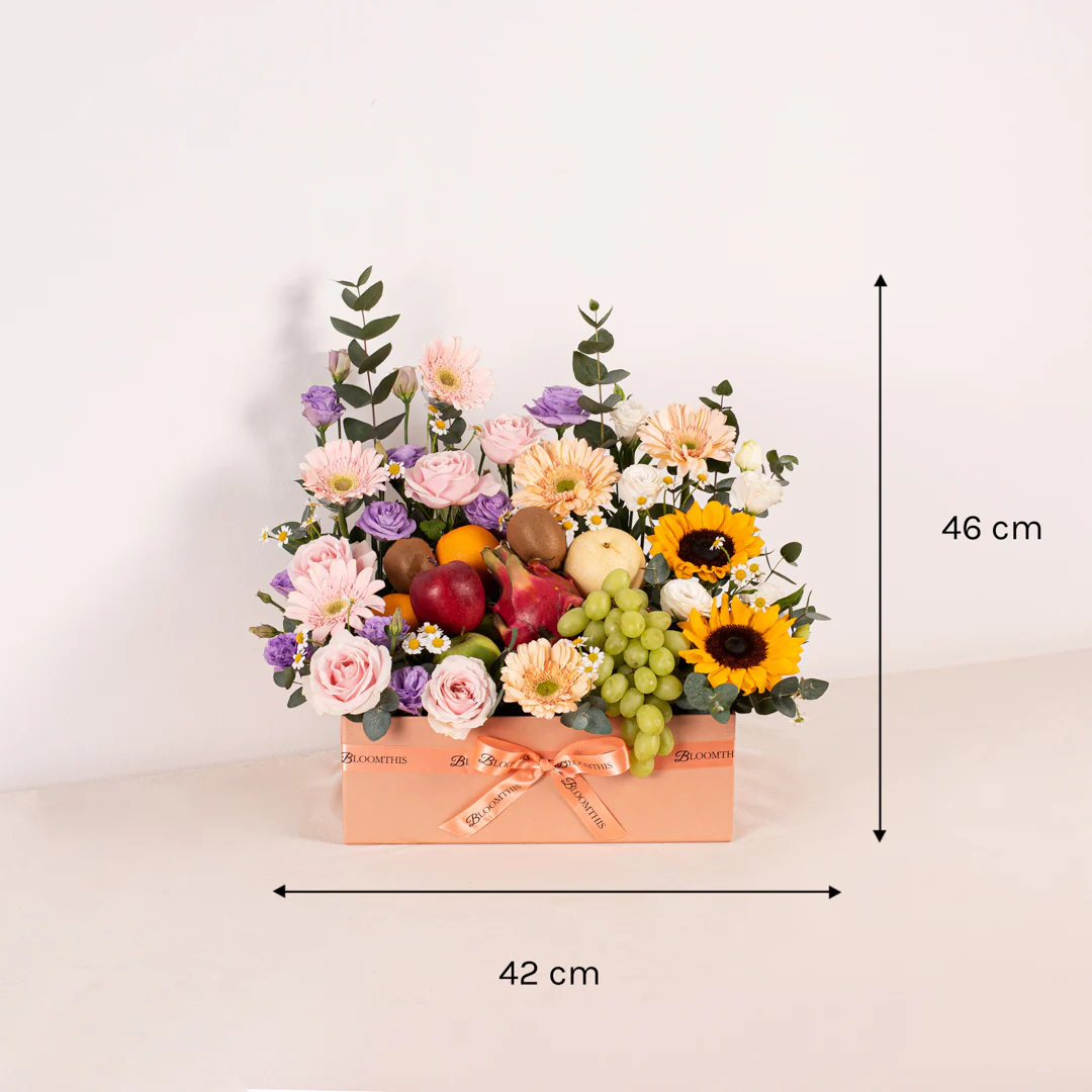 Moana Flowers & Fruit Basket - Image 5
