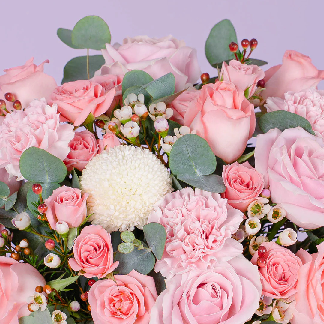 Nadine Pink Carnation Flower Box - Image 5