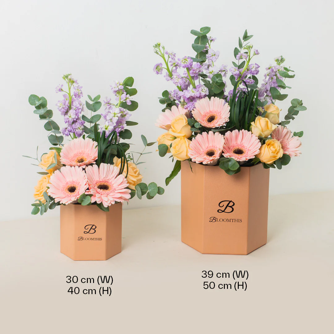 Naomi Pink Gerbera Flower Box - Image 10