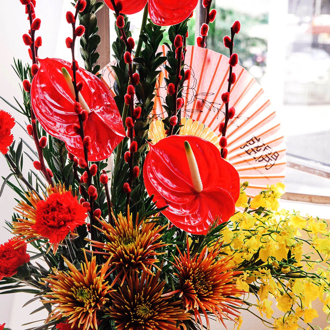 Opulence Chinese New Year Flowers in Pot - Image 4