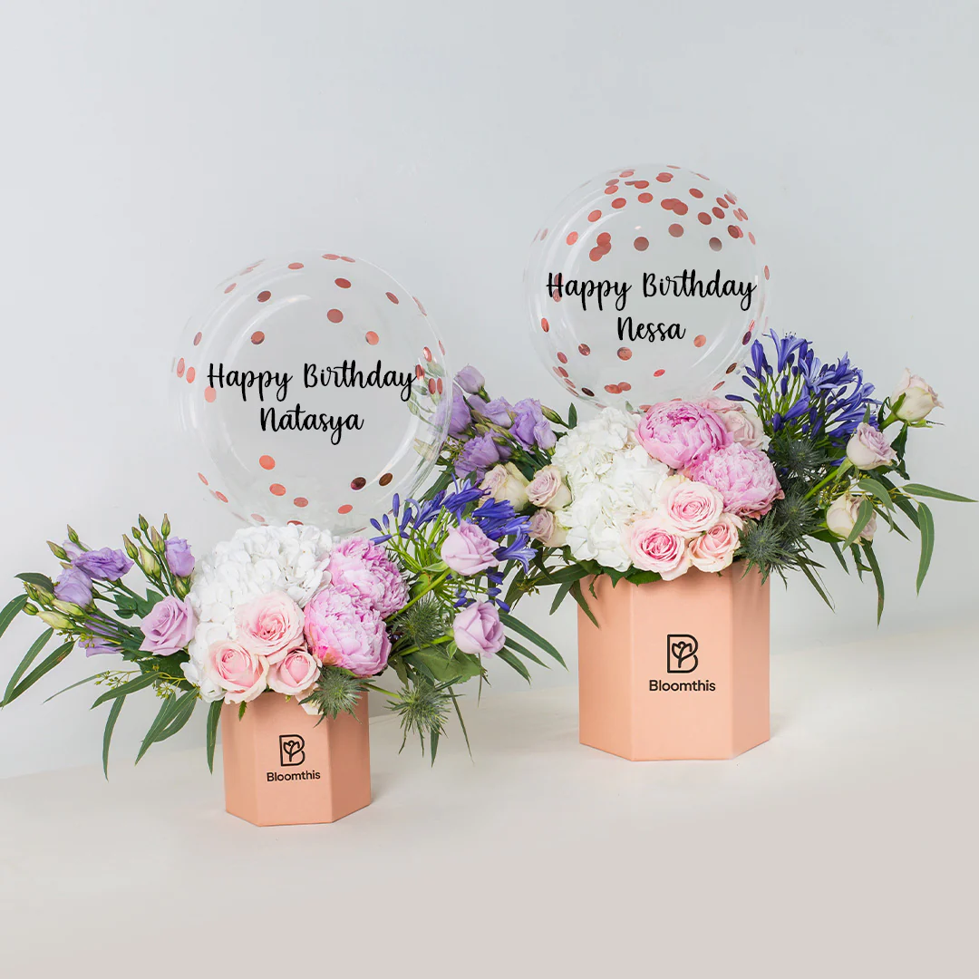 Pandora Peony Balloon Flower Box - Image 3