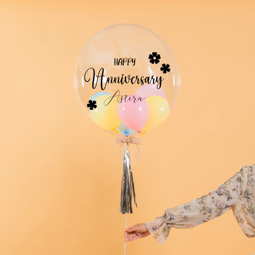 Pastel Candy Helium Balloon Bouquet - Image 8