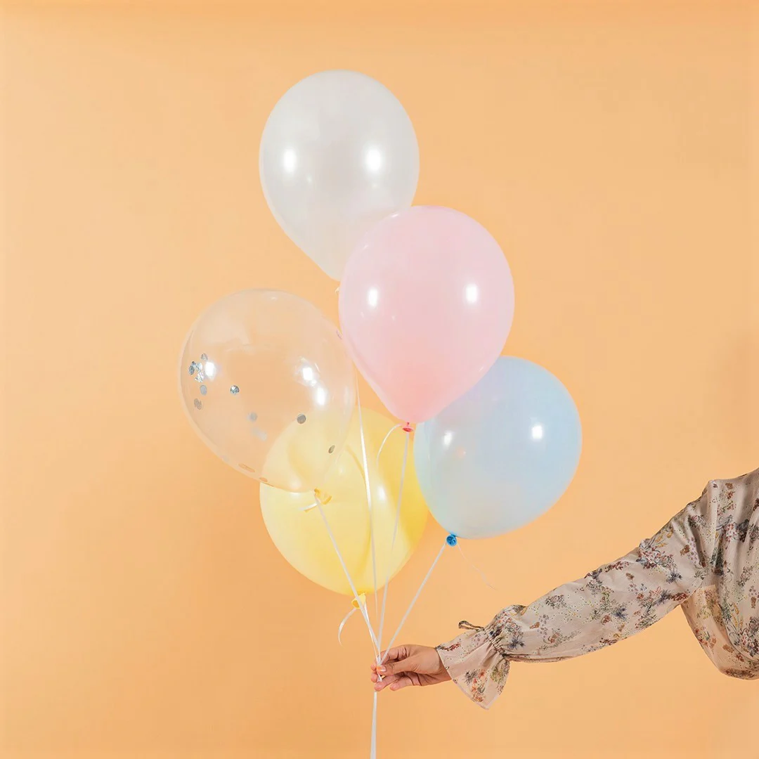 Pastel Candy Helium Foil Birthday Number Balloon - Image 13