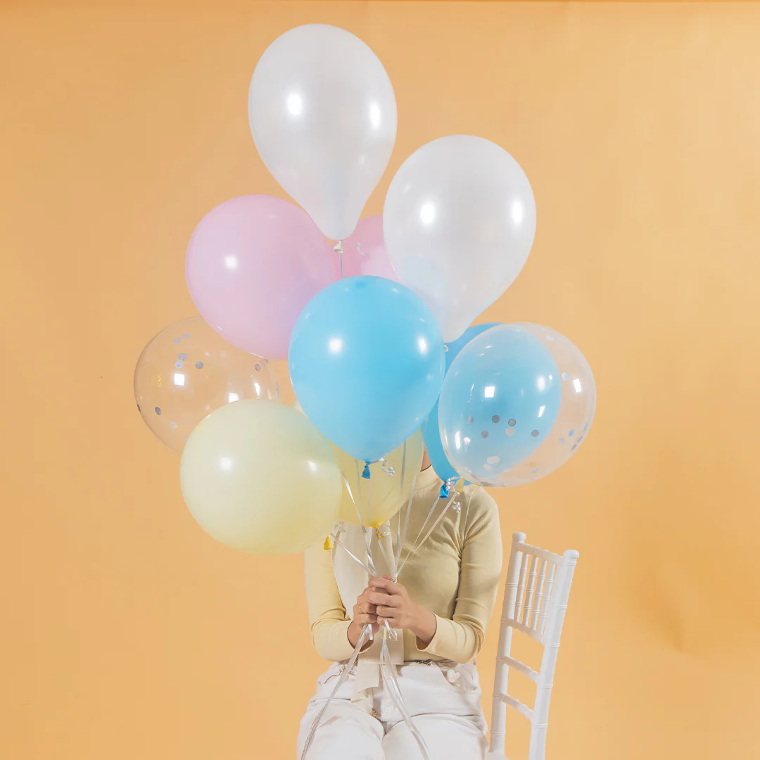Pastel Candy Helium Foil Birthday Number Balloon - Image 5