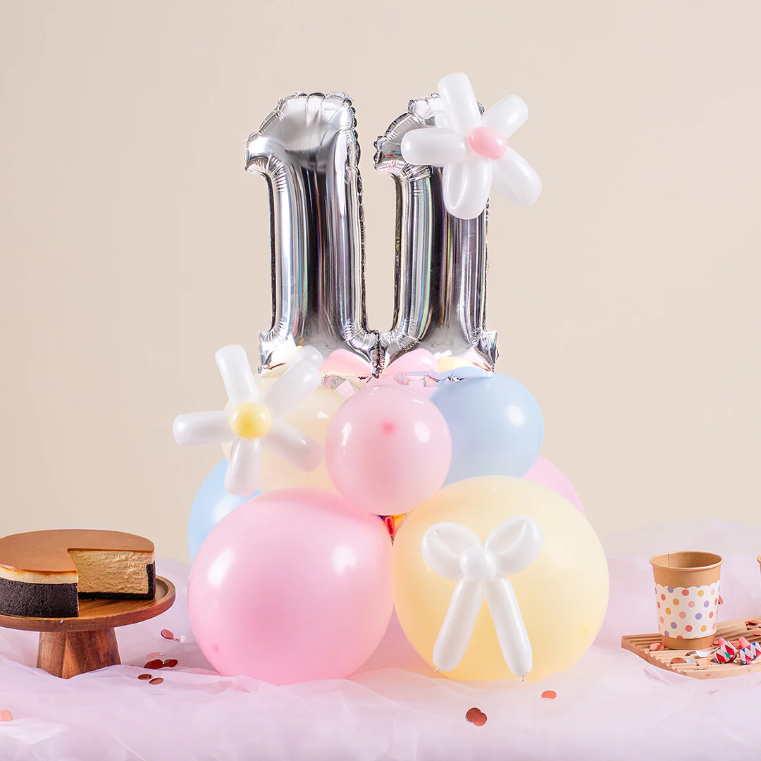 Pastel Candy Mini Marquee Number Birthday Balloon - Image 2
