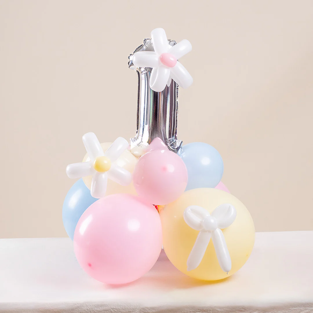 Pastel Candy Mini Marquee Number Birthday Balloon - Image 3