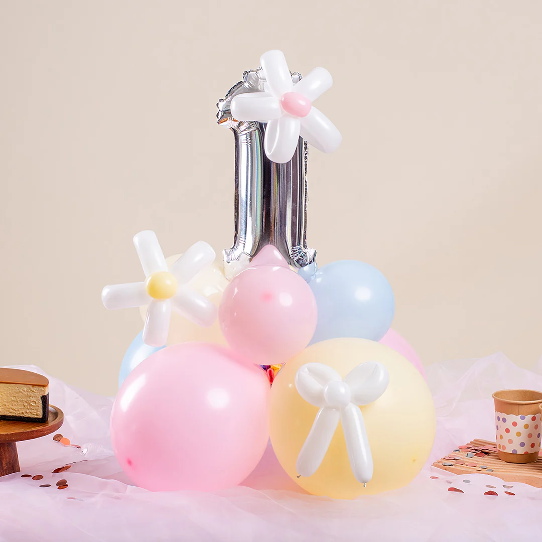 Pastel Candy Mini Marquee Number Birthday Balloon - Image 4