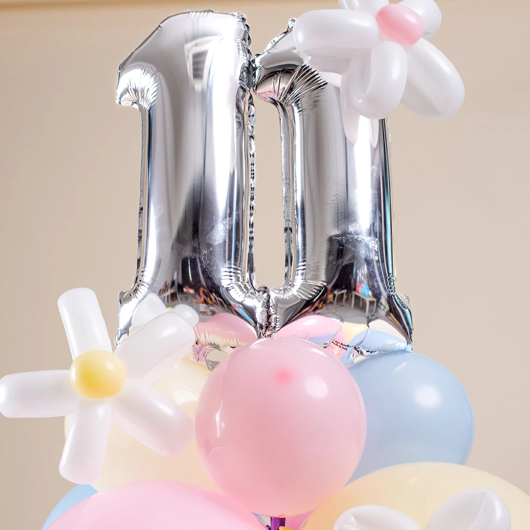 Pastel Candy Mini Marquee Number Birthday Balloon - Image 5