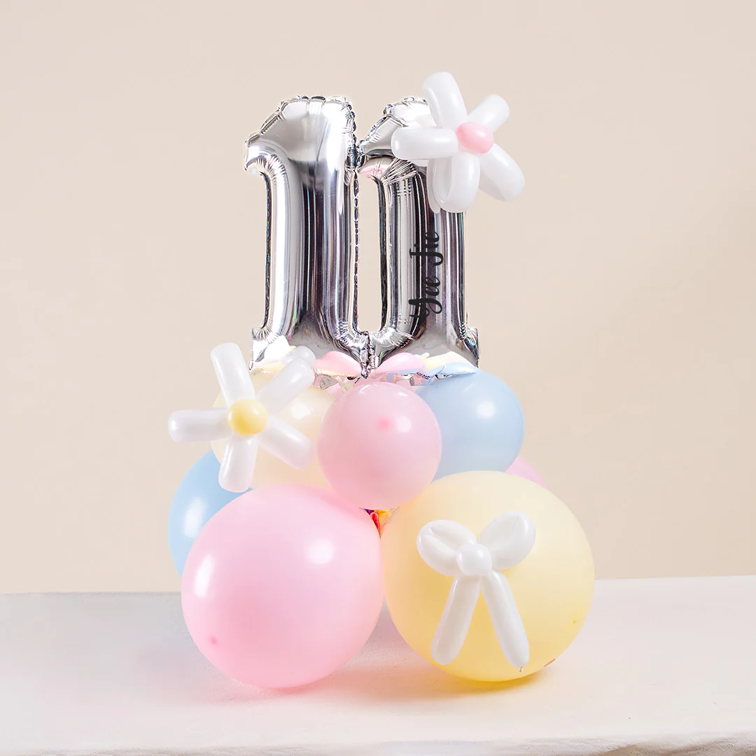 Pastel Candy Mini Marquee Number Birthday Balloon - Image 7