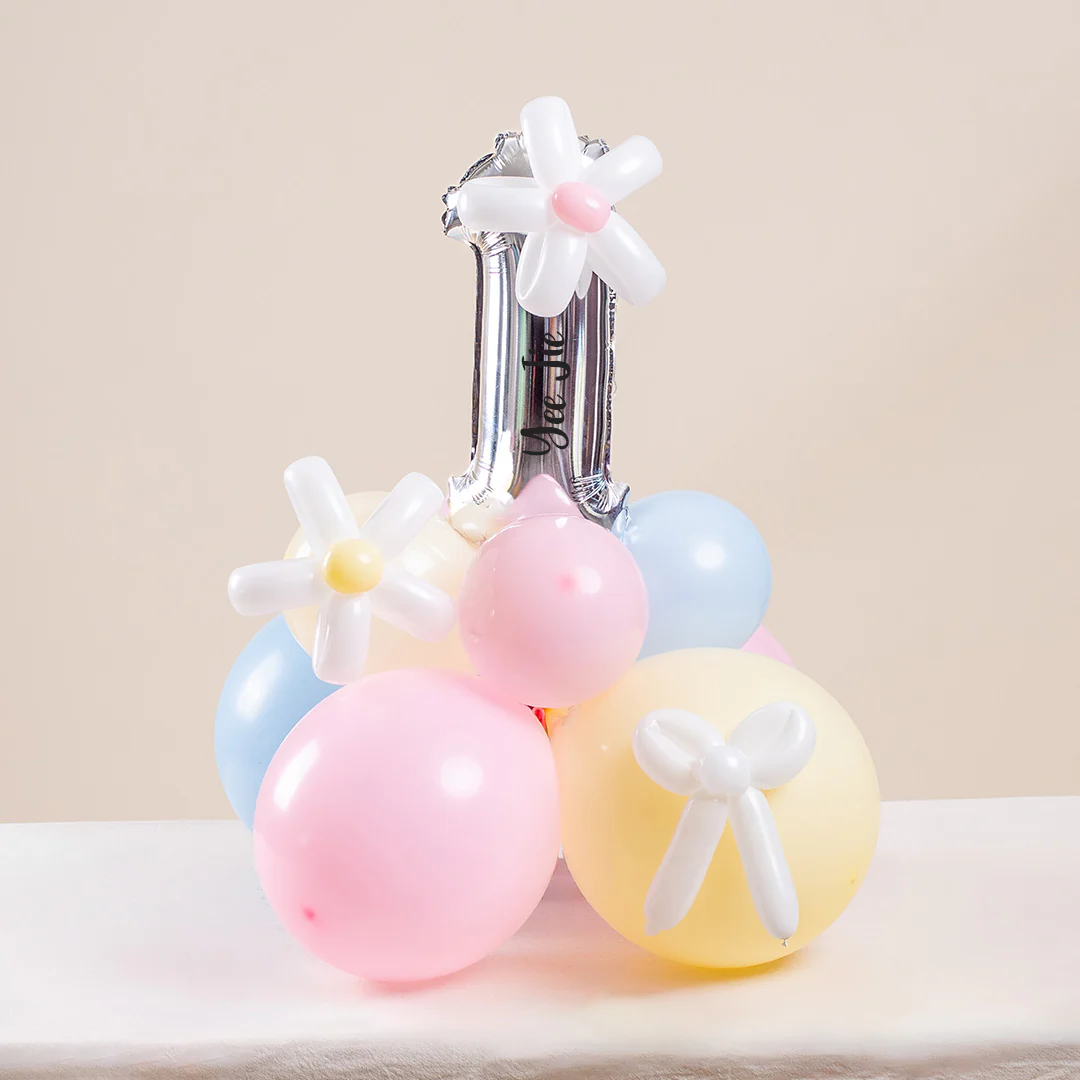 Pastel Candy Mini Marquee Number Birthday Balloon - Image 8