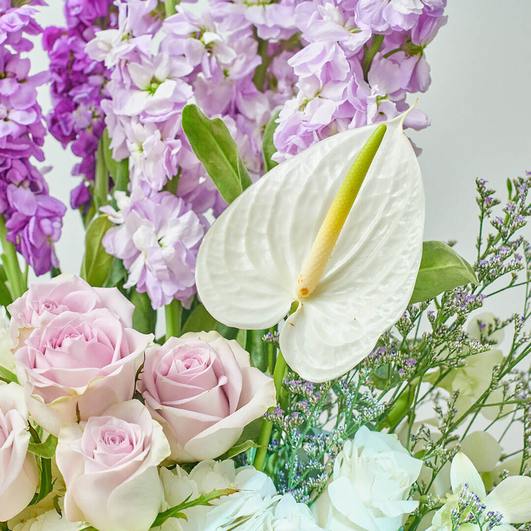 Perry Lilac Eustoma Flower Box - Image 5