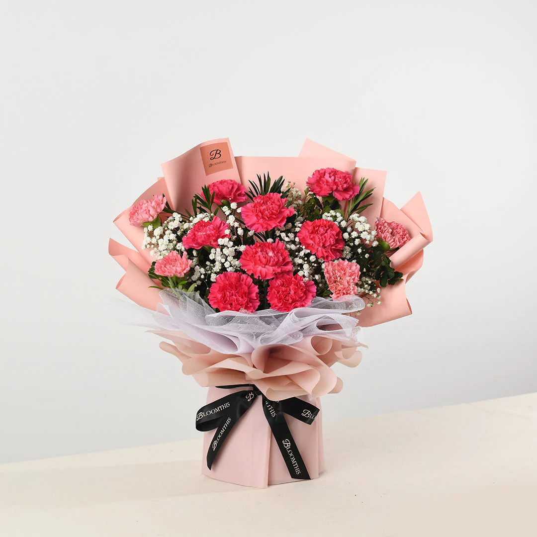 Pia Pink Carnation Mother's Day Bouquet (MD) - Image 4