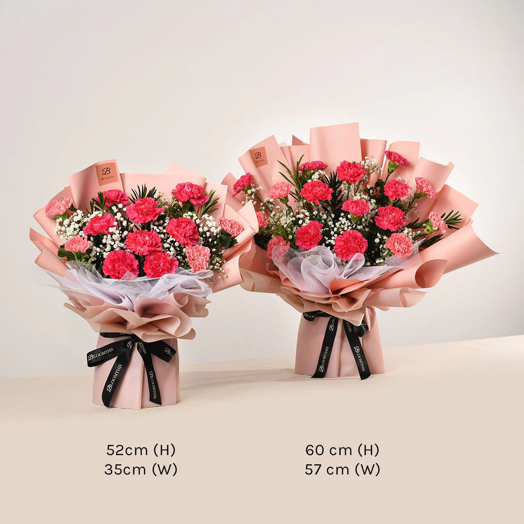 Pia Pink Carnation Mother's Day Bouquet (MD) - Image 9