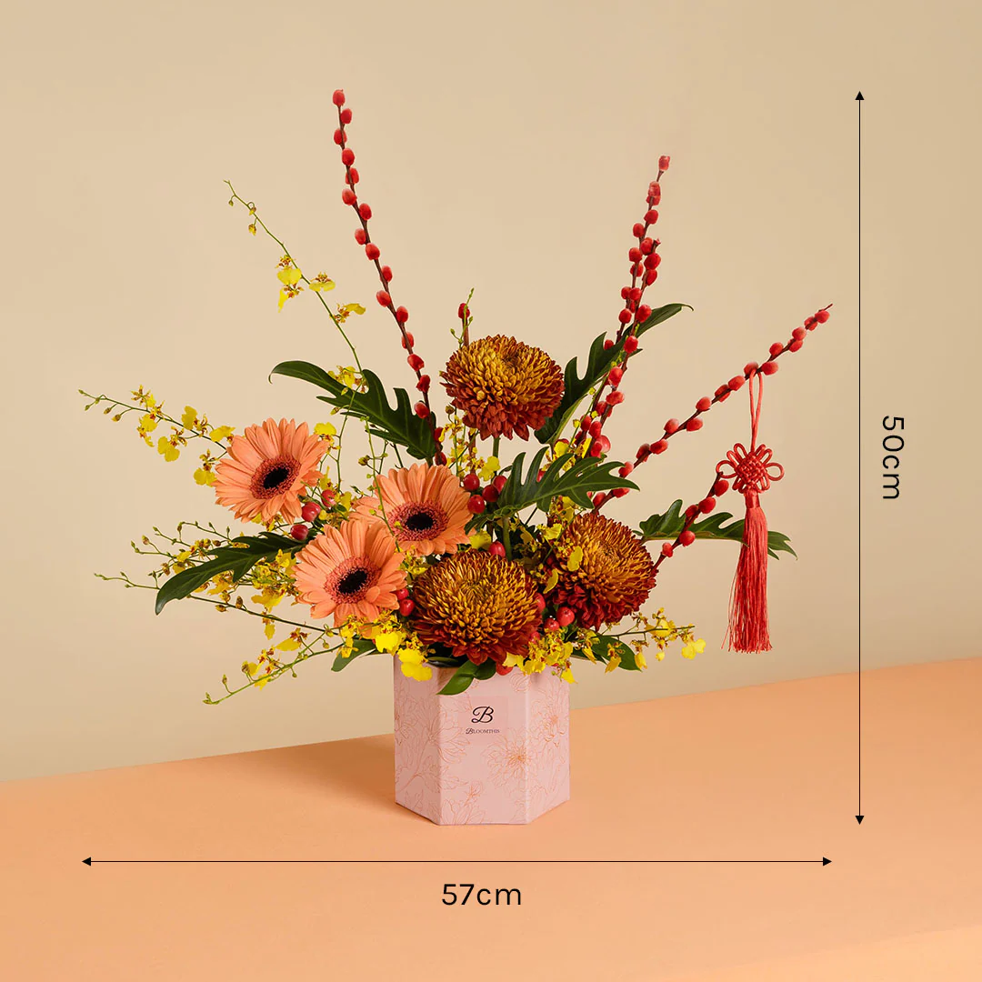 Prosperity Dancing Lady Chinese New Year Flower Box 2025 - Image 7