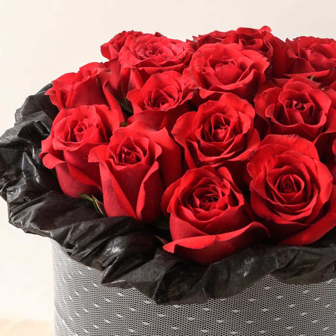 Rachel Red Rose Bouquet - Image 4