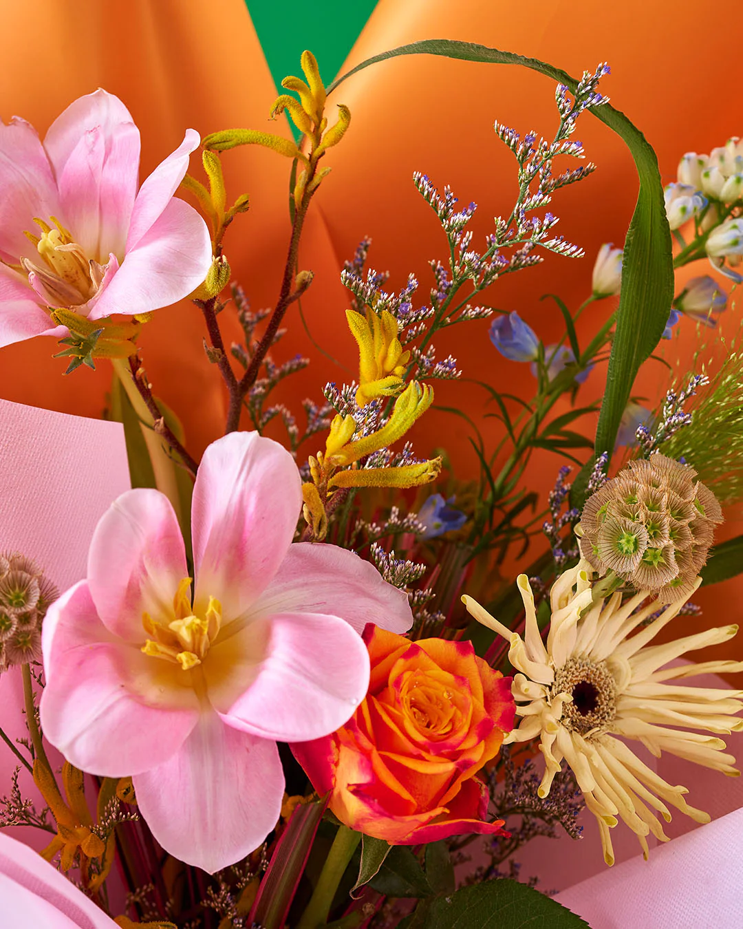 real talk pink tulip bouquet - Image 4